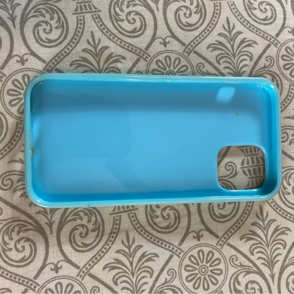 3/$12 iPhone 13 Mini Hard Case ELIZABETH Blue Plastic